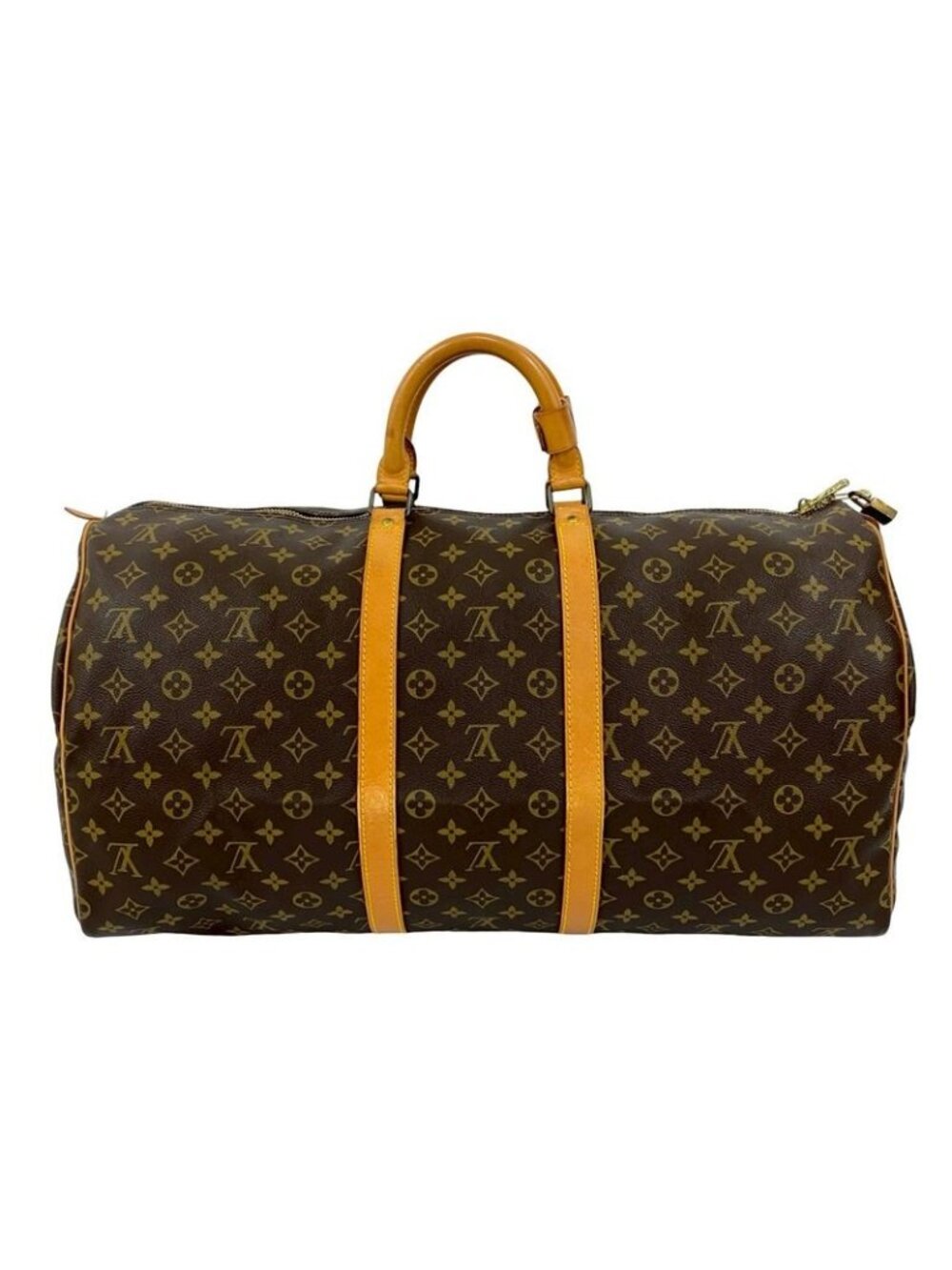 Louis Vuitton Vintage Speedy 55 Leather Boston Bag Brown - Picture 3 of 9